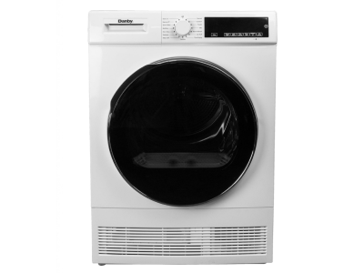24" Danby 4.0 Cu. Ft. Compact Condensing Sensor Dryer in White - DDY040D3WDB